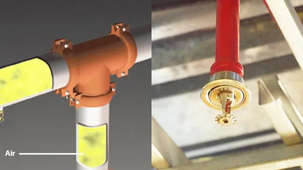 Dry Pipe and Wet Pipe Fire Sprinklers