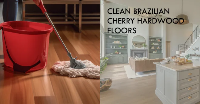 Clean Brazilian Cherry Hardwood Floors