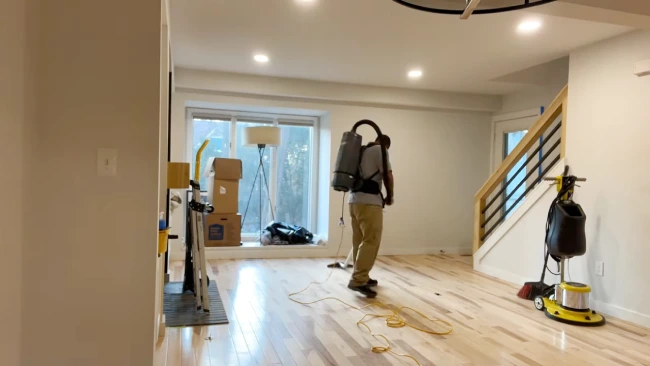 Clean Prefinished Hardwood Floors