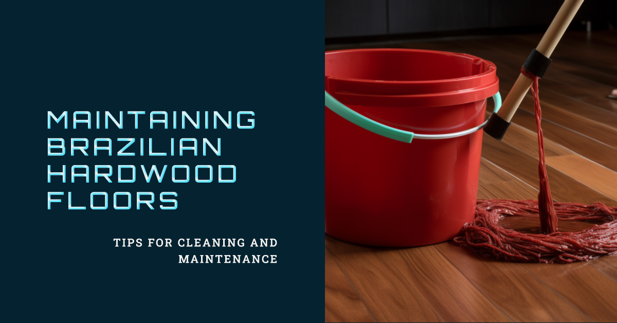 How to Clean Brazilian Cherry Hardwood Floors Five Easy Steps [DIY]