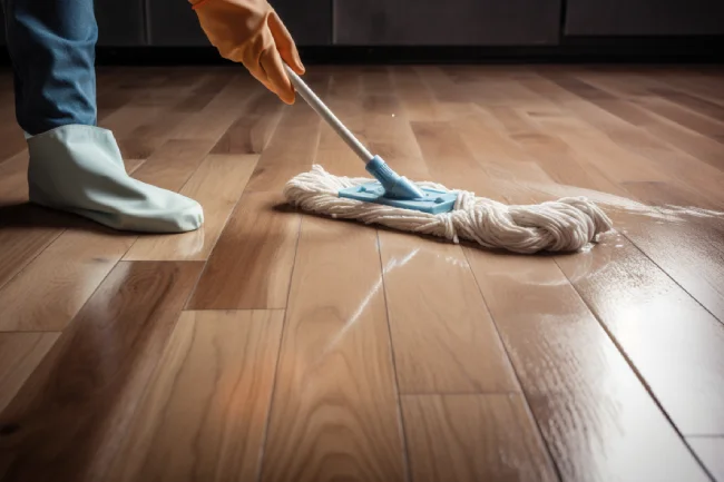 How soon can I clean my hardwood floors after sanding