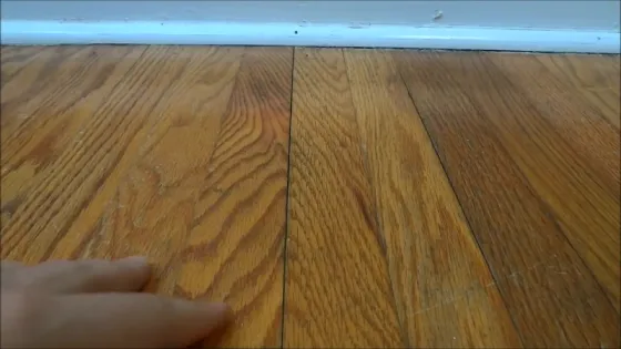 How do you remove tough grout stains from hardwood floors