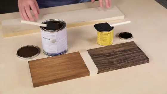 What is the primary difference between wood stain and wood gel stain