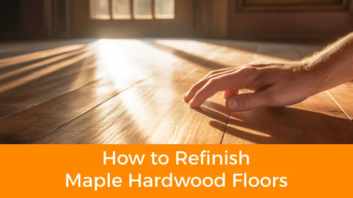 How to Refinish Maple Hardwood Floors: Eight Easy DIY Steps