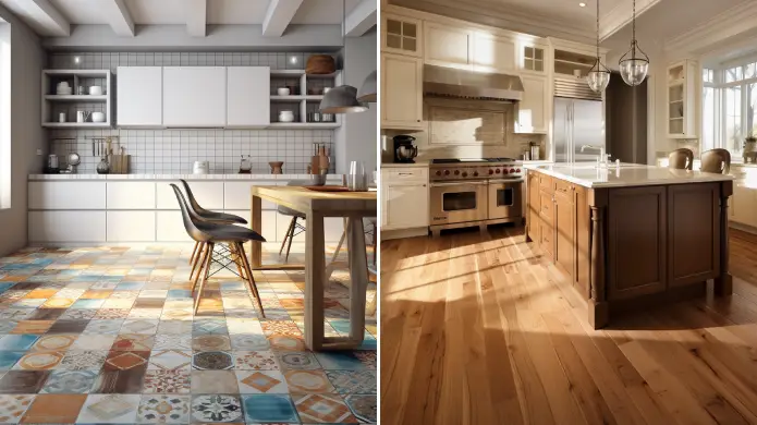 Tile Versus Hardwood In Kitchen: 6 Actual Differences