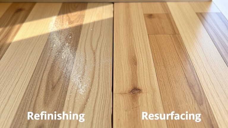 Hardwood Floor Refinishing vs Resurfacing