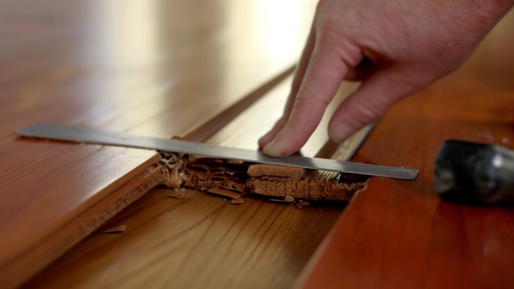 Extracting the Damaged Hardwood Pieces