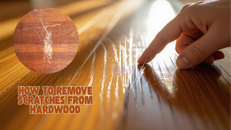 how to remove scratches from hardwood