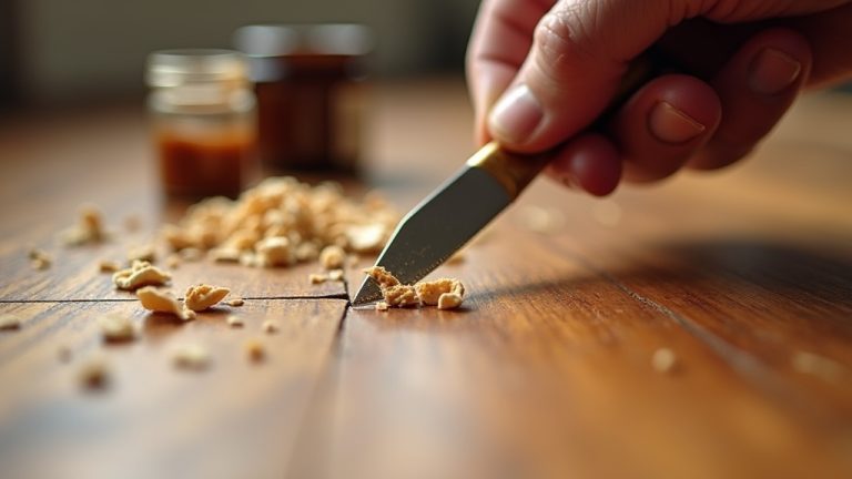 repair chipped wood flooring