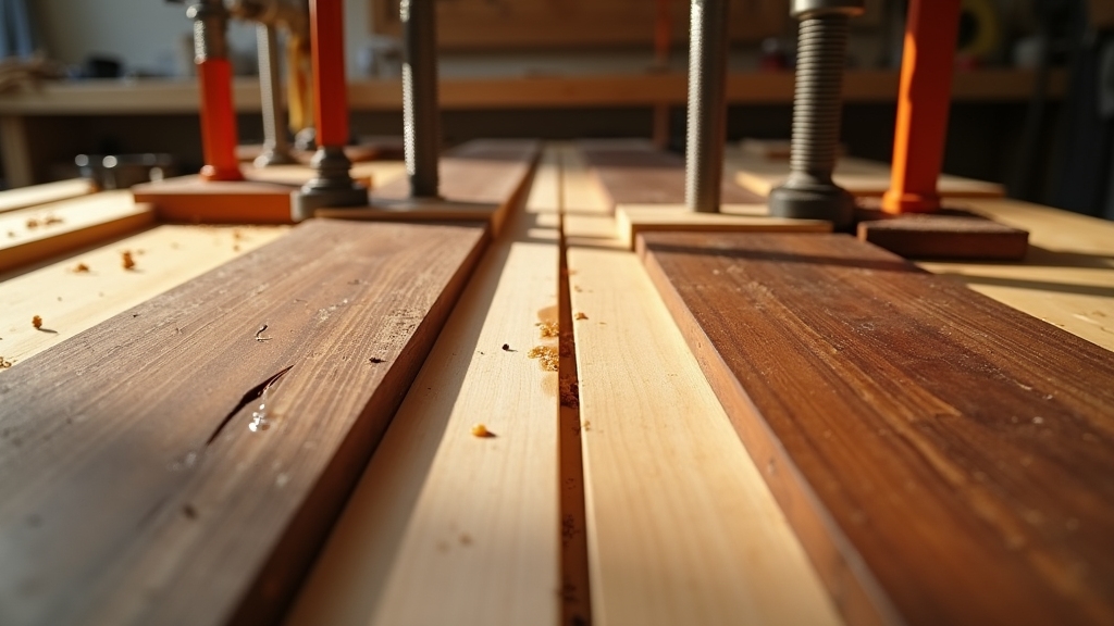 Gluing Up the Cutting Board Panels