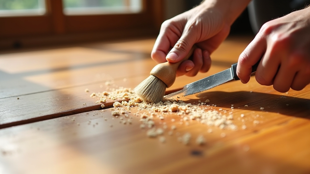 Preparing the Hardwood Floor for Repair