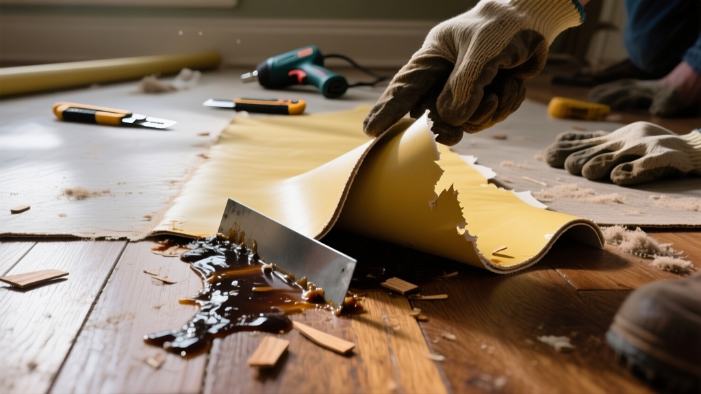 How to Remove Old Linoleum From Hardwood Floor: Proper Step