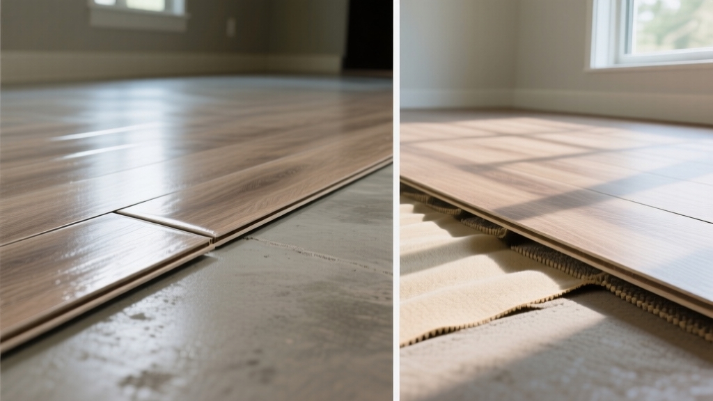 Glue Down vs Floating LVP: Best Choice for Your Home