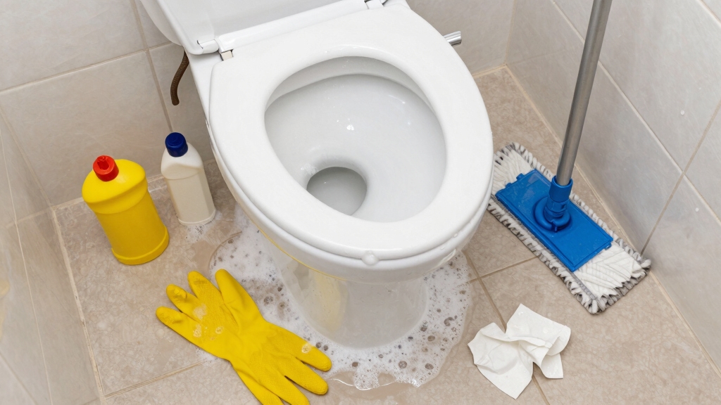How to Clean up After a Toilet Overflows: Best Solution