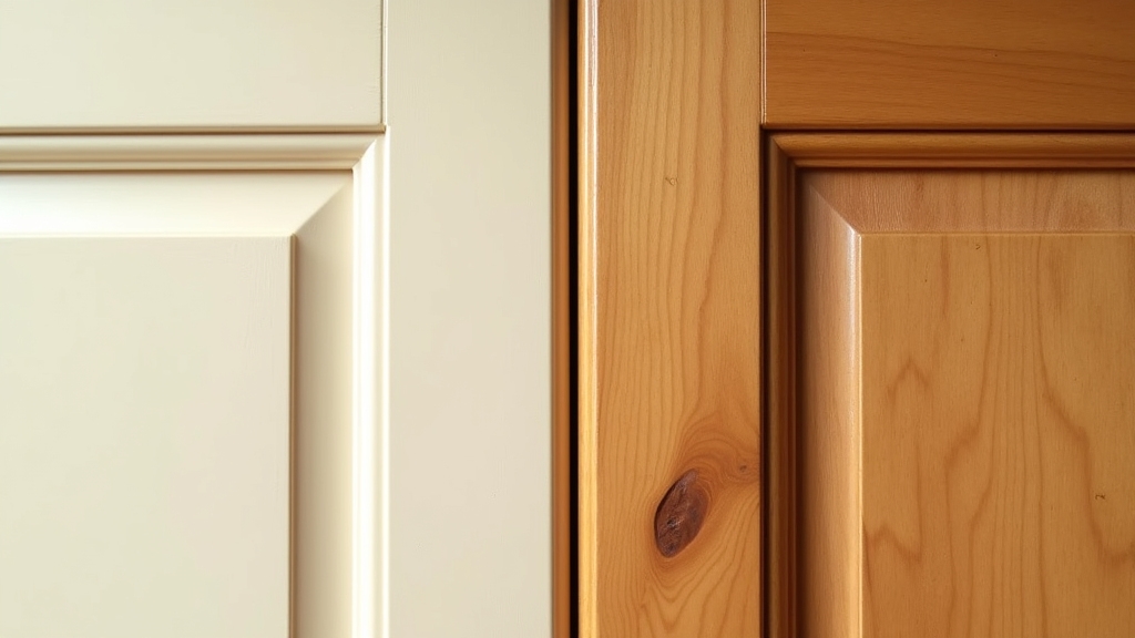 Appearance Differences Between Painted and Stained Cabinets