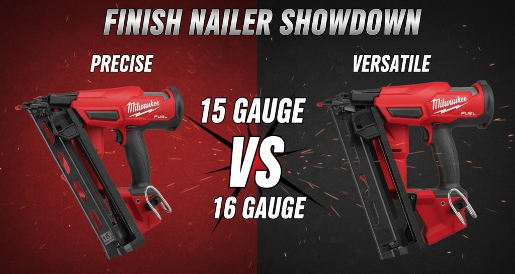 15 Gauge Finish Nailer vs 16 Gauge: What to Choose?