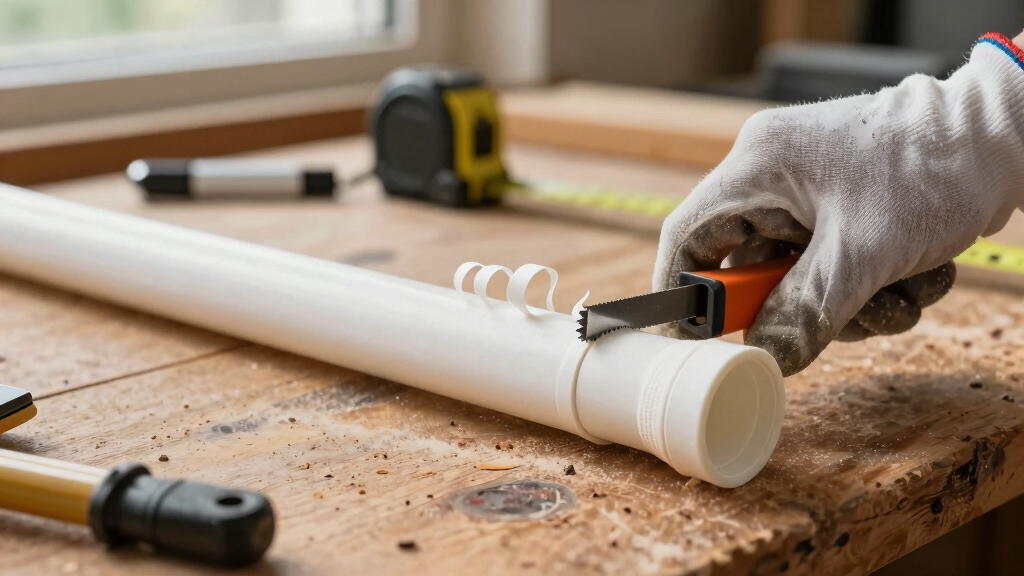 cut pvc pipe safely and precisely