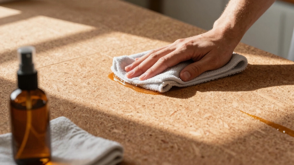 gentle damp mop regularly