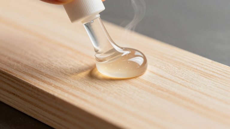 hot glue bonds wood surfaces