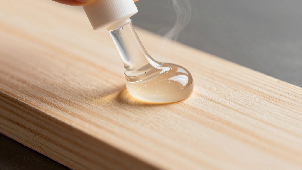 hot glue bonds wood surfaces