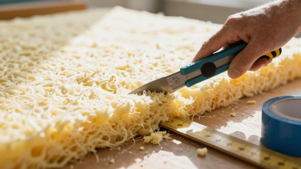 use sharp utility knife