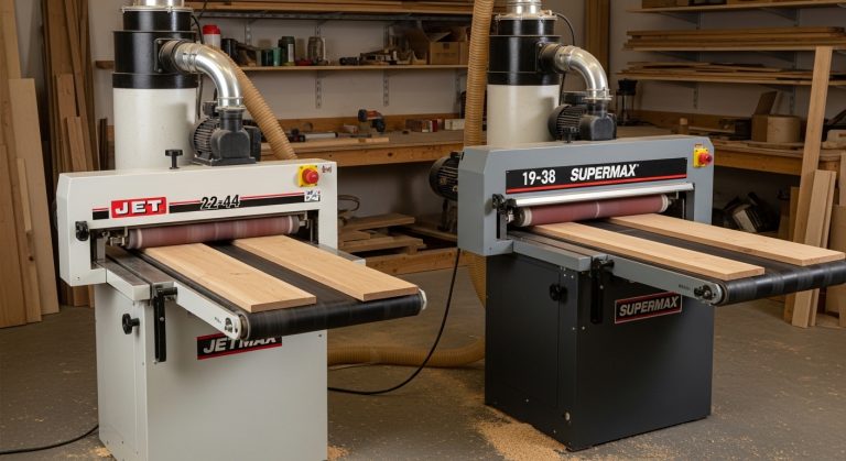 Jet Vs Supermax Drum Sander