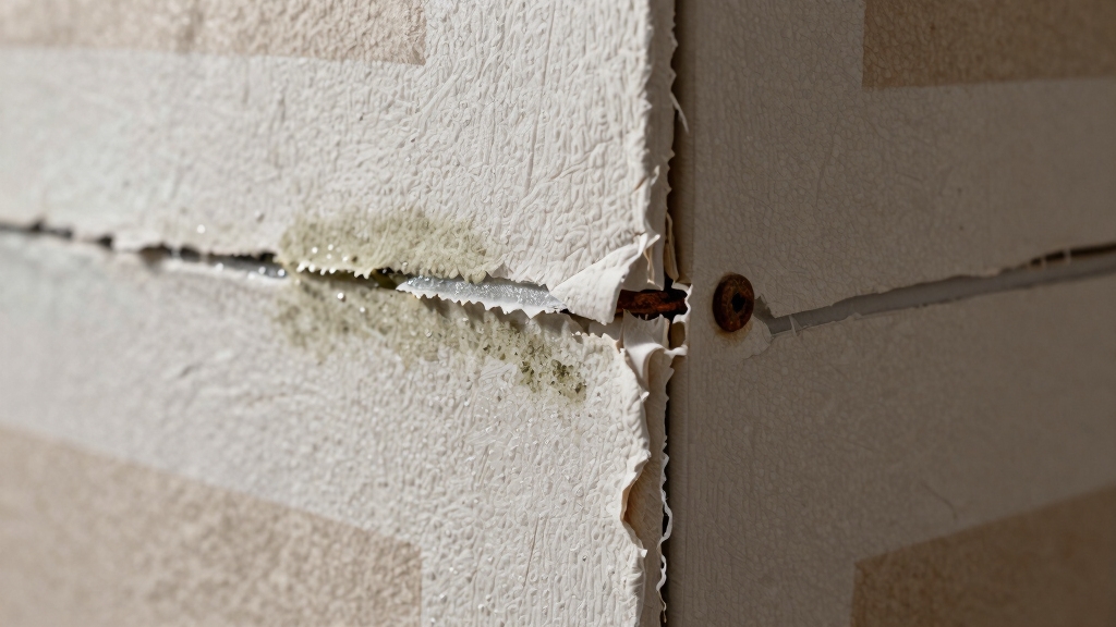 drywall becomes damaged when wet