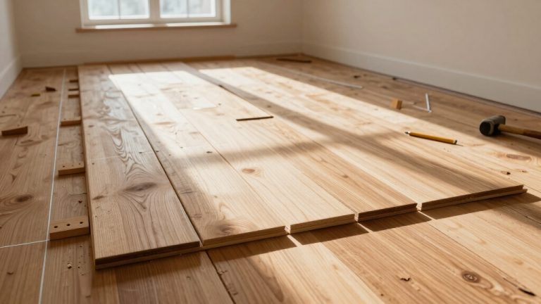 install planks parallel to length