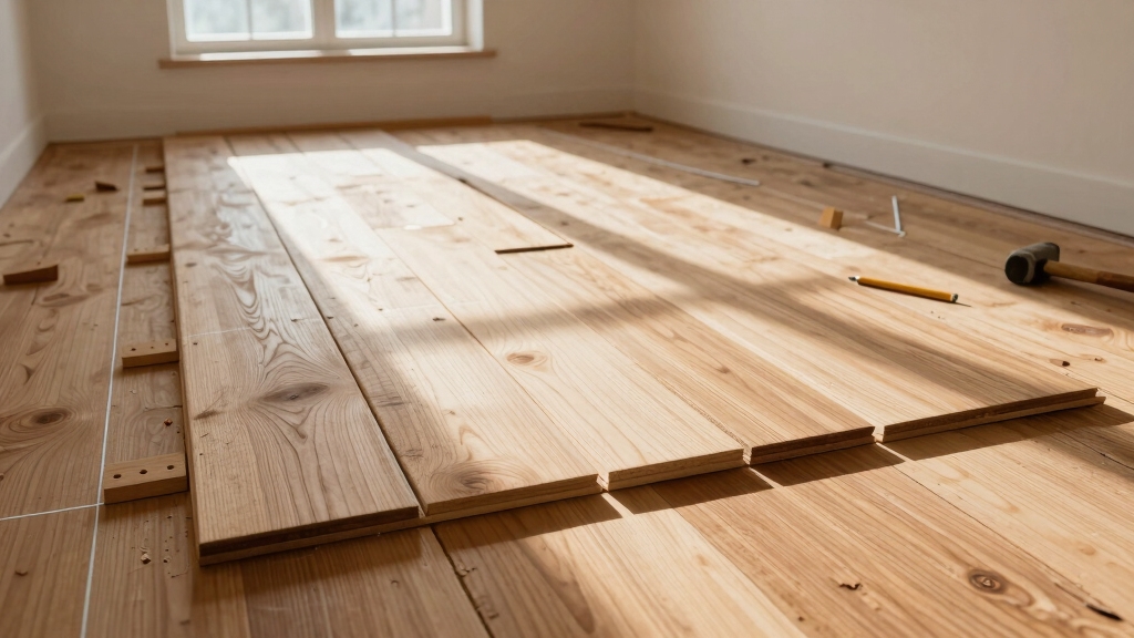 install planks parallel to length