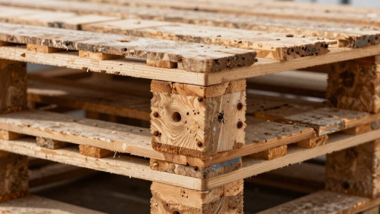 recycled industrial softwood lumber