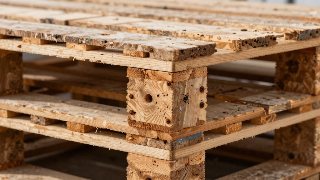 recycled industrial softwood lumber