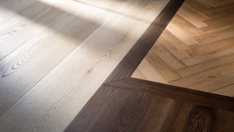 mixed wood floor design ideas