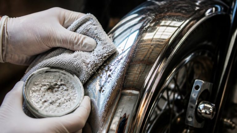 remove chrome rust safely