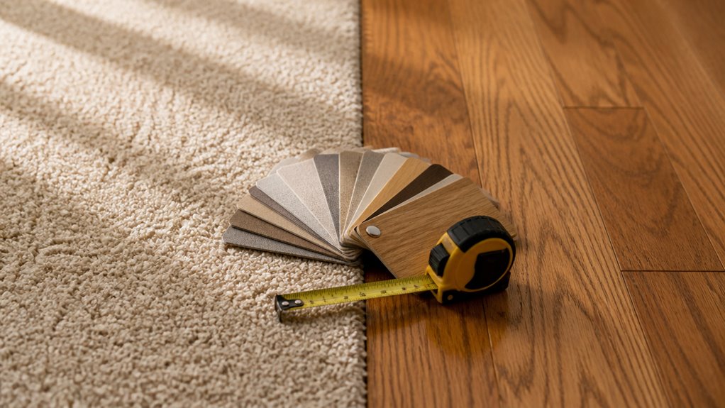 carpet usually costs less