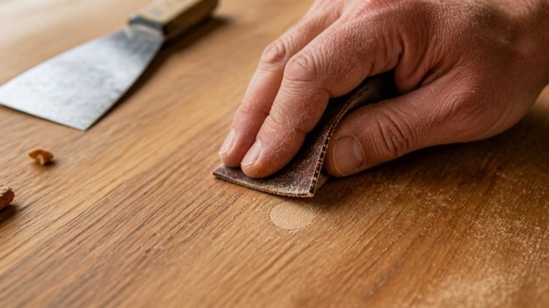 repairing wood screw hole