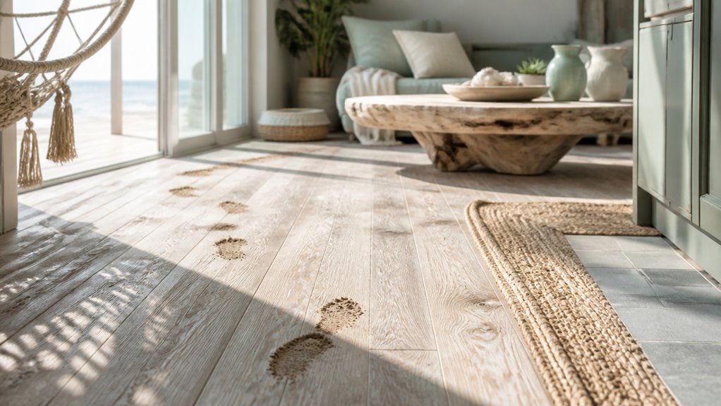 coastal inspired natural hardwood floors