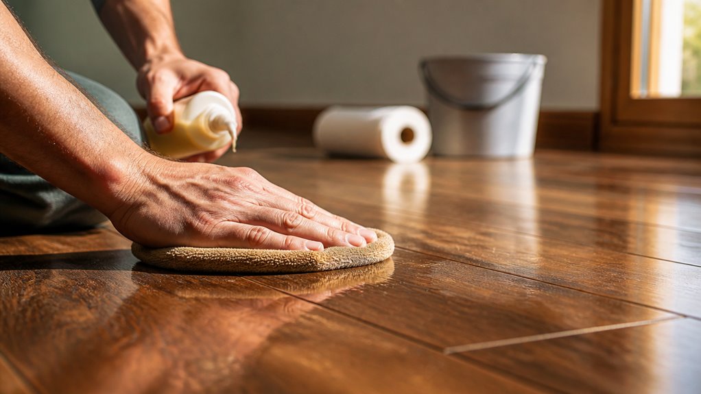 do not wax laminate
