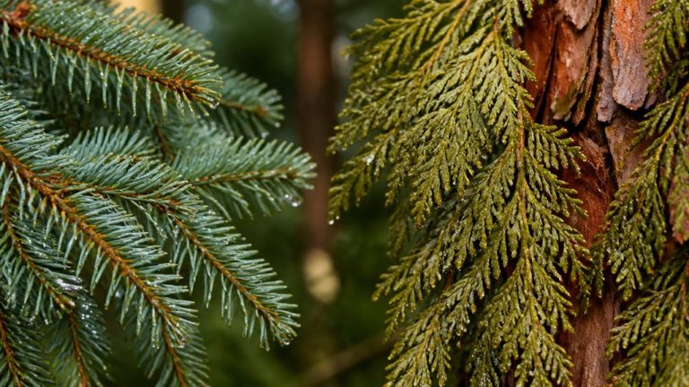 fir versus cedar comparison