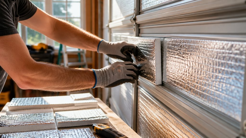 insulate garage door effectively
