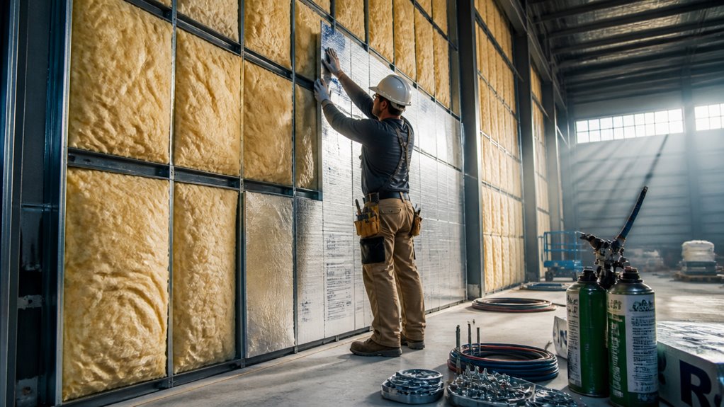 insulate steel building effectively