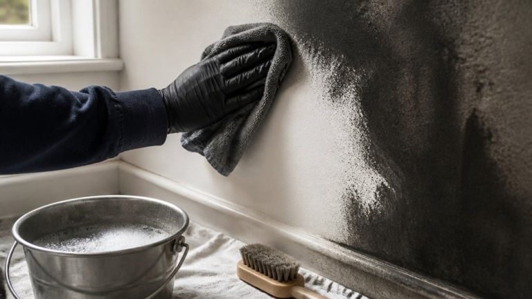 remove soot from walls