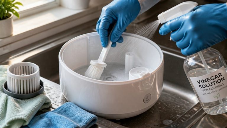 how to sanitize humidifier