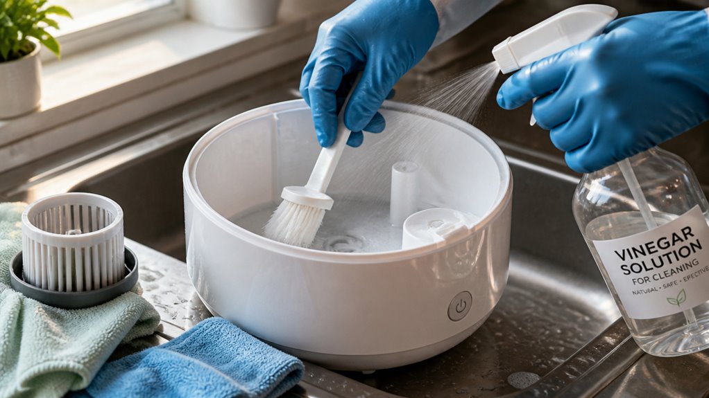 how to sanitize humidifier