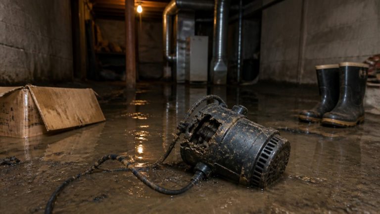 sump pump failure emergency steps