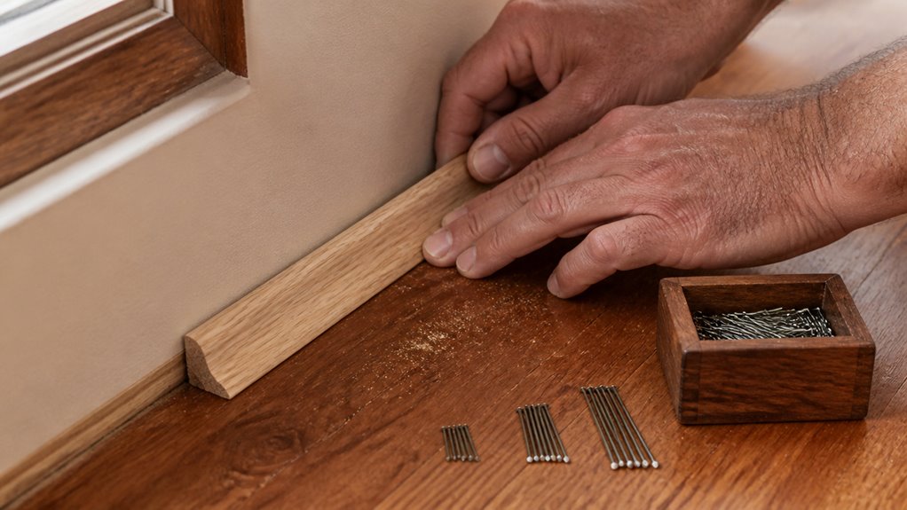 use 1 inch brad nails