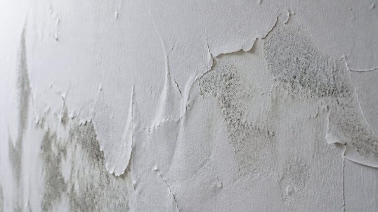 discolored textured spots underpaint