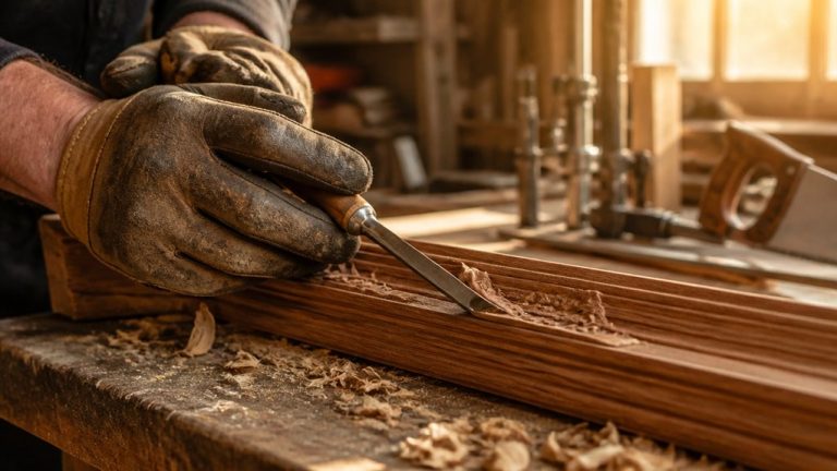 installs finish woodwork details