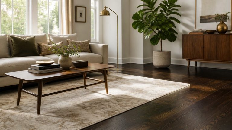 neutral rugs for contrast